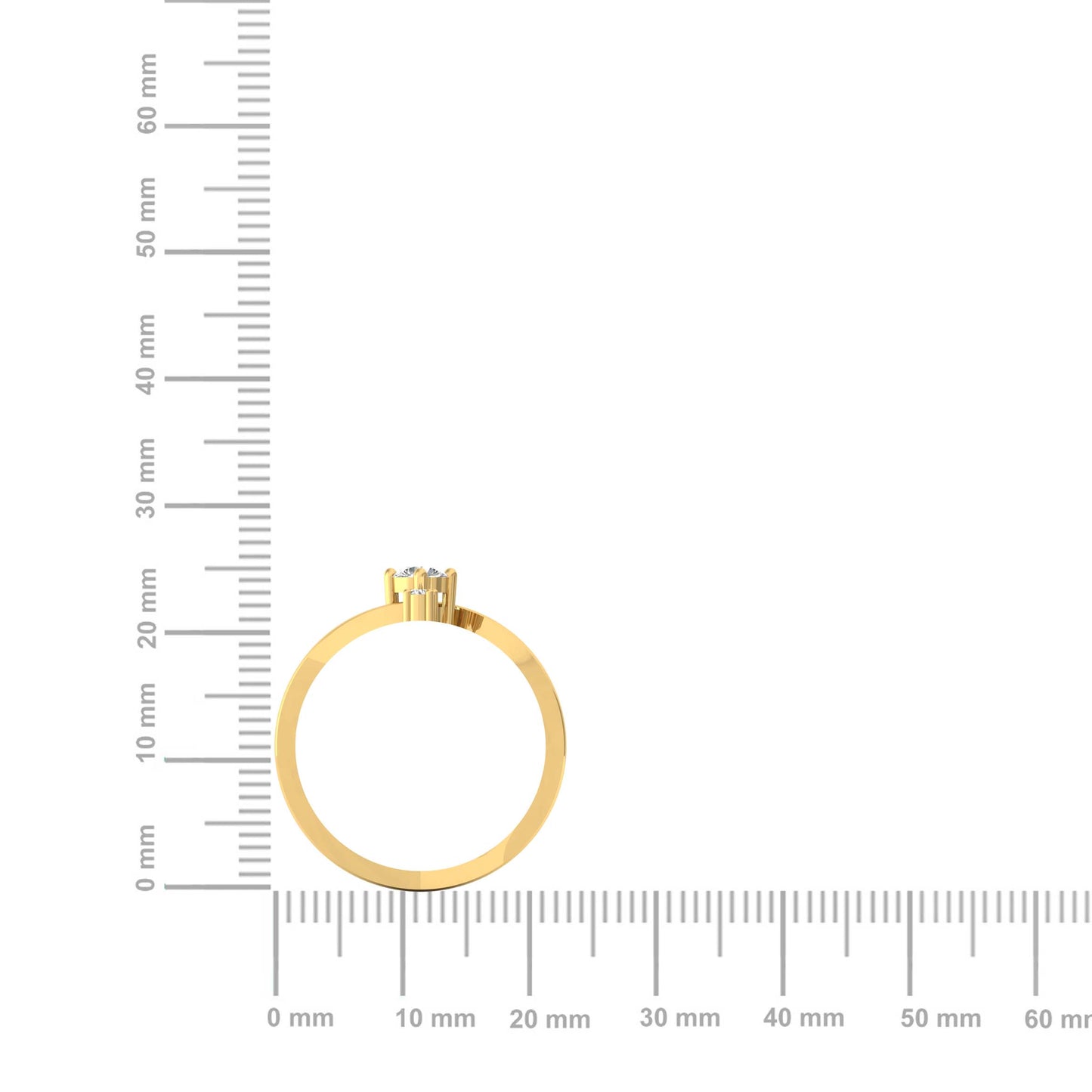 Three Star Diamond Ring