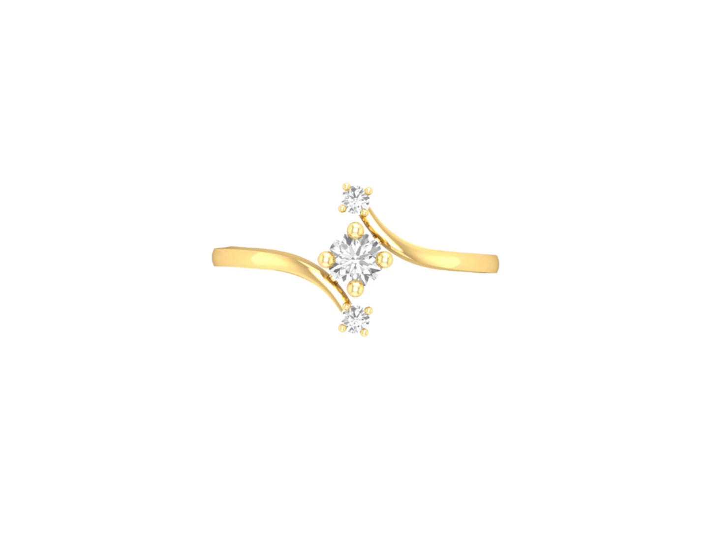 Three Star Diamond Ring