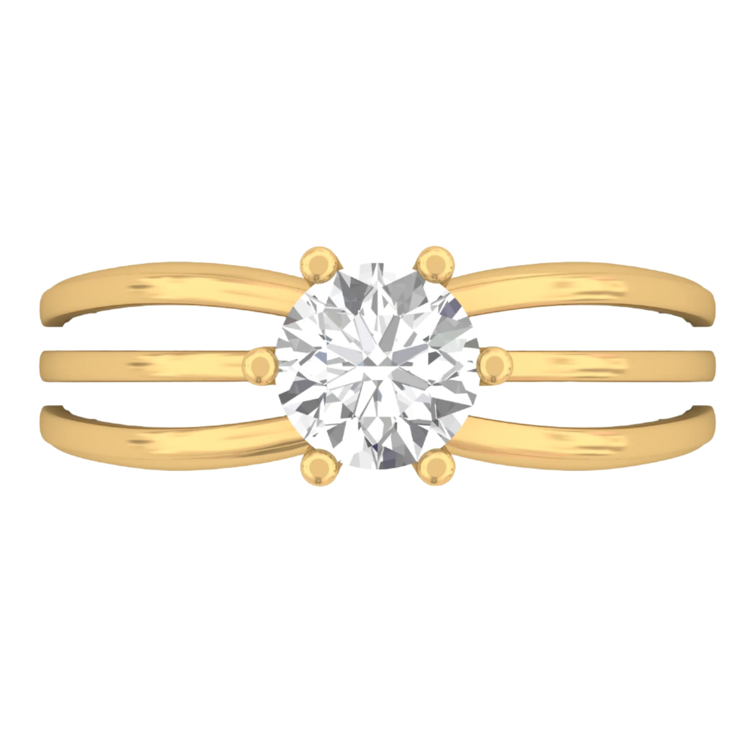1.00 Carat Diamond Trellis Solitaire Ring