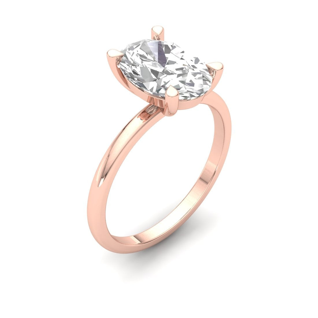 3.0 Carat Oval Diamond Ring