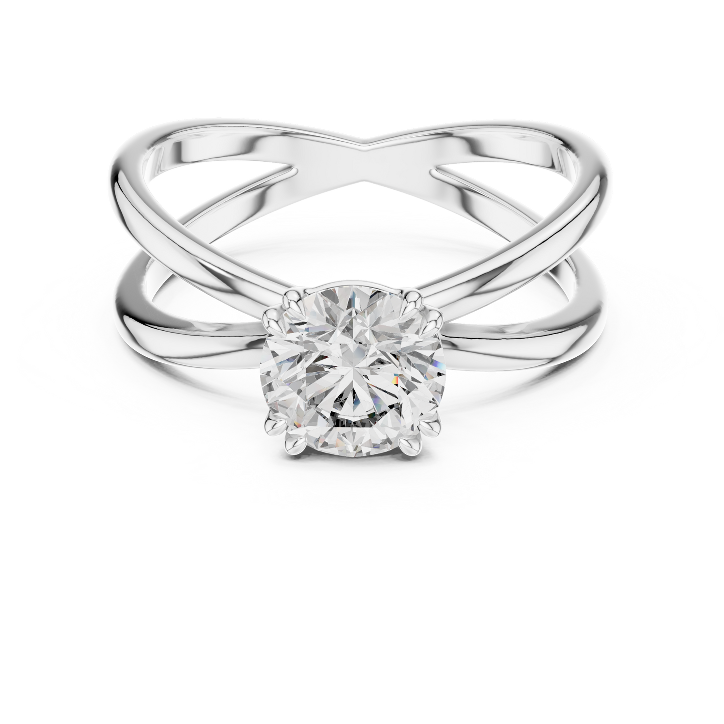 Celeste Crown Solitaire Ring