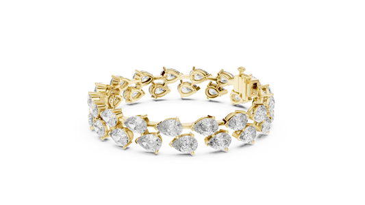 Timeless Teardrop Diamond Bracelet