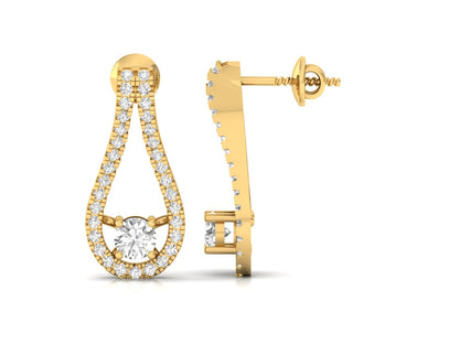 Dazzling Diamond Teardrop Earrings