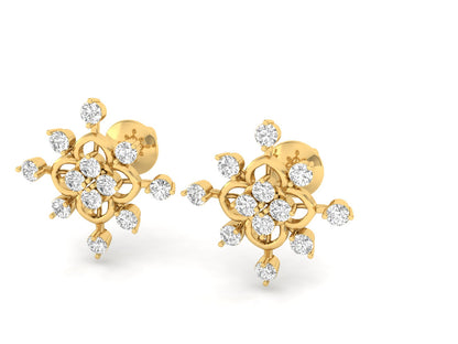 Lacy Diamond Earrings