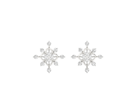Lacy Diamond Earrings