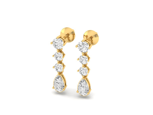 Elegant Pear Drop Earrings