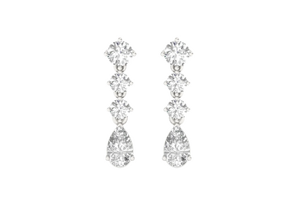 Elegant Pear Drop Earrings