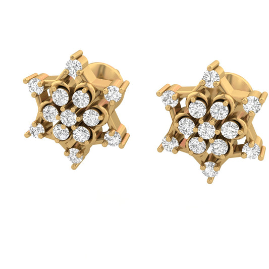 Diamond Starburst Earrings
