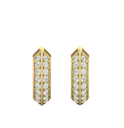 The Sparkle Track Hoops