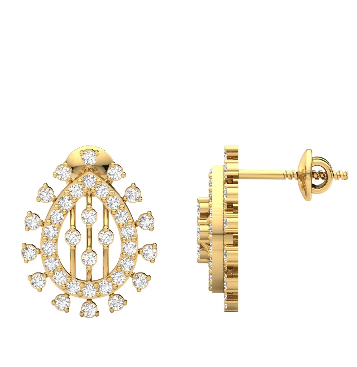 Celestial Teardrop Earrings