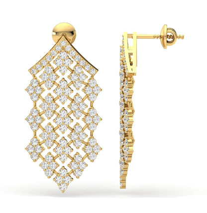 Starfall Diamond Drop Earrings