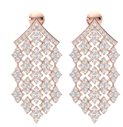 Starfall Diamond Drop Earrings