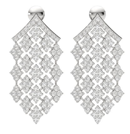 Starfall Diamond Drop Earrings