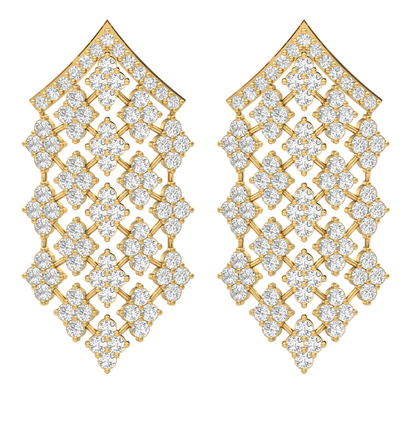 Starfall Diamond Drop Earrings