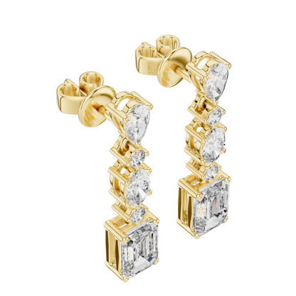 Diamond Cascade Earrings