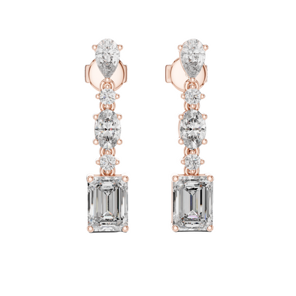 Diamond Cascade Earrings