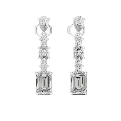 Diamond Cascade Earrings