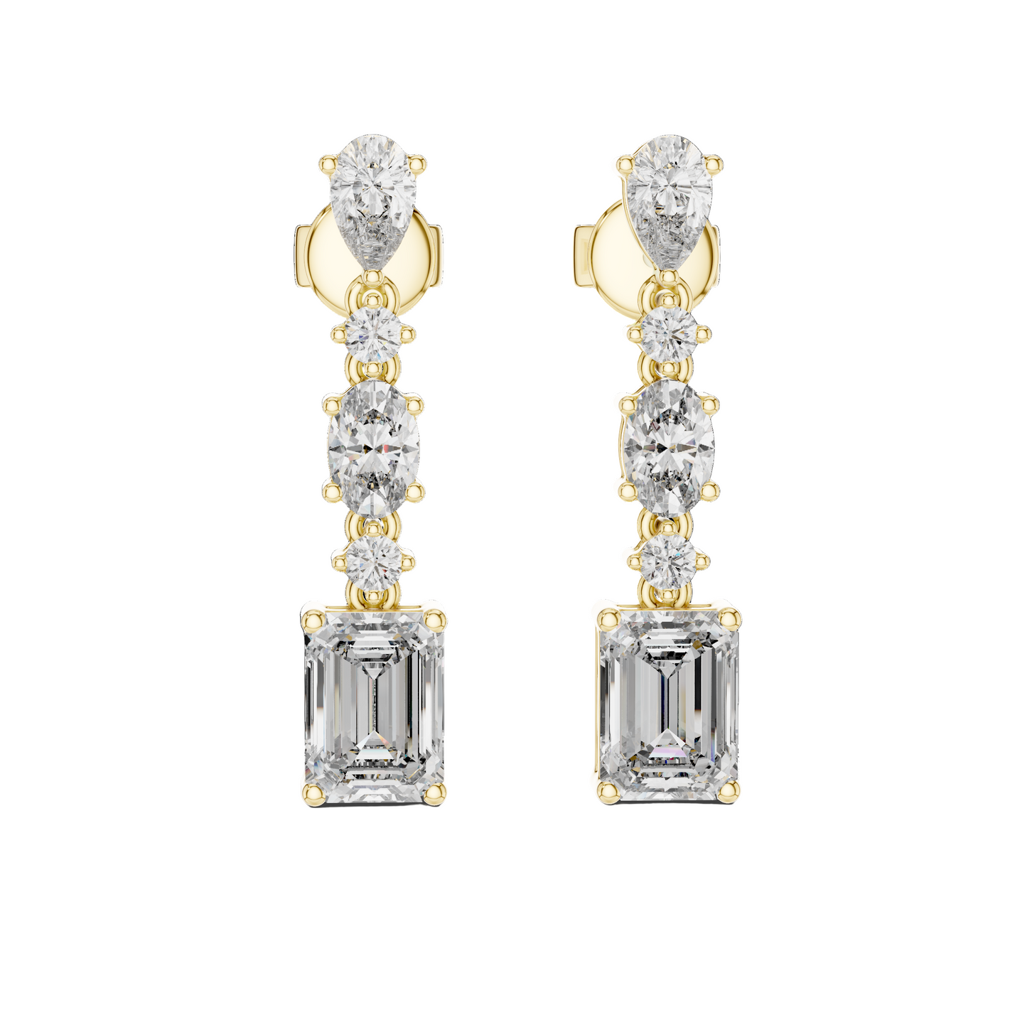 Diamond Cascade Earrings