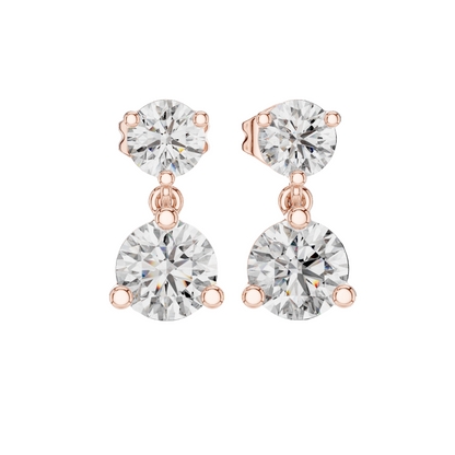 Aura Drop Diamond Stud