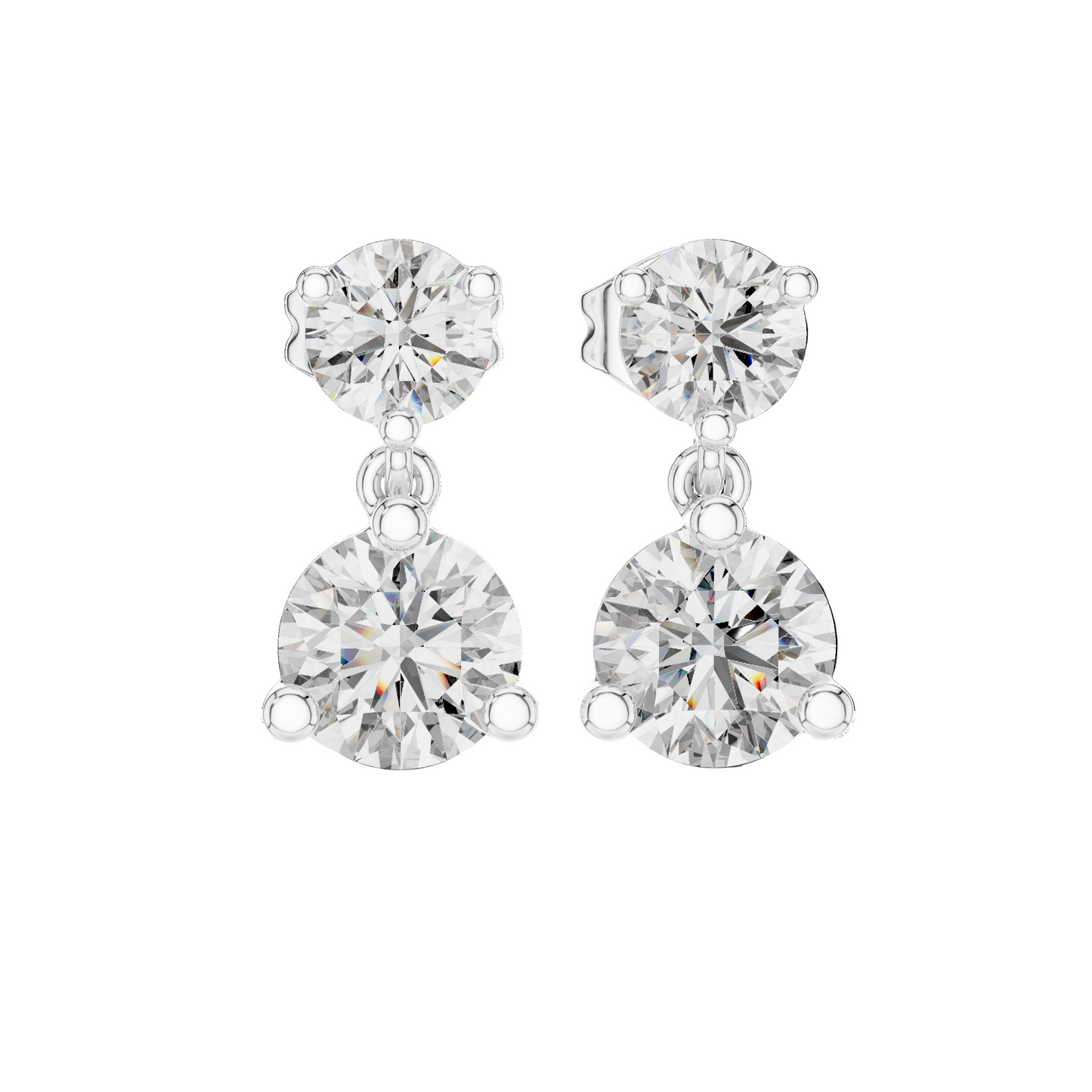 Aura Drop Diamond Stud