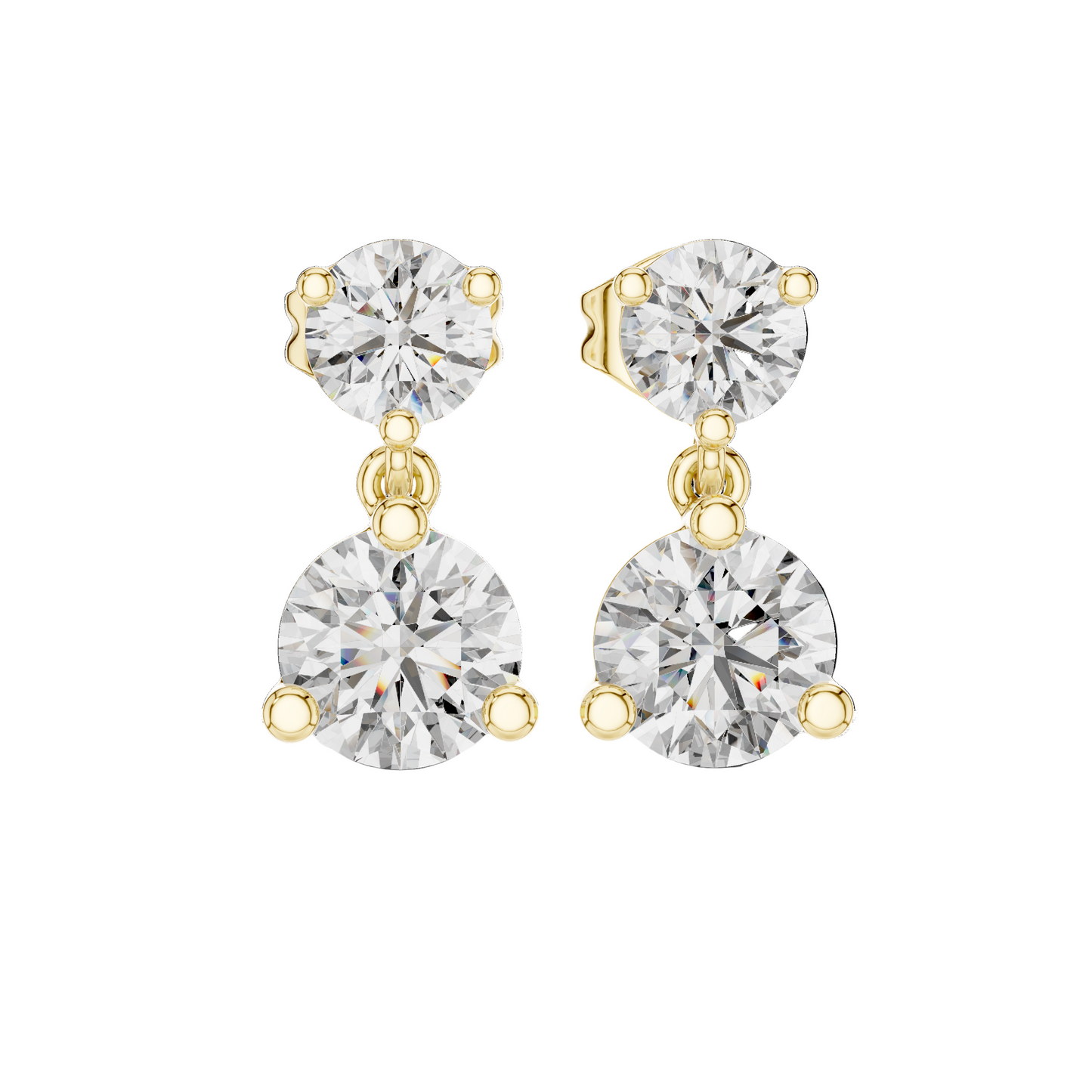 Aura Drop Diamond Stud