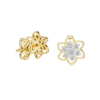 Aster Bloom Diamond Studs
