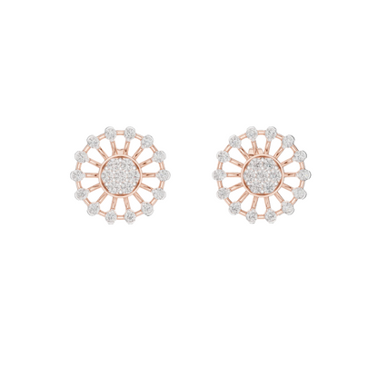 Solstice Bloom Diamond Studs