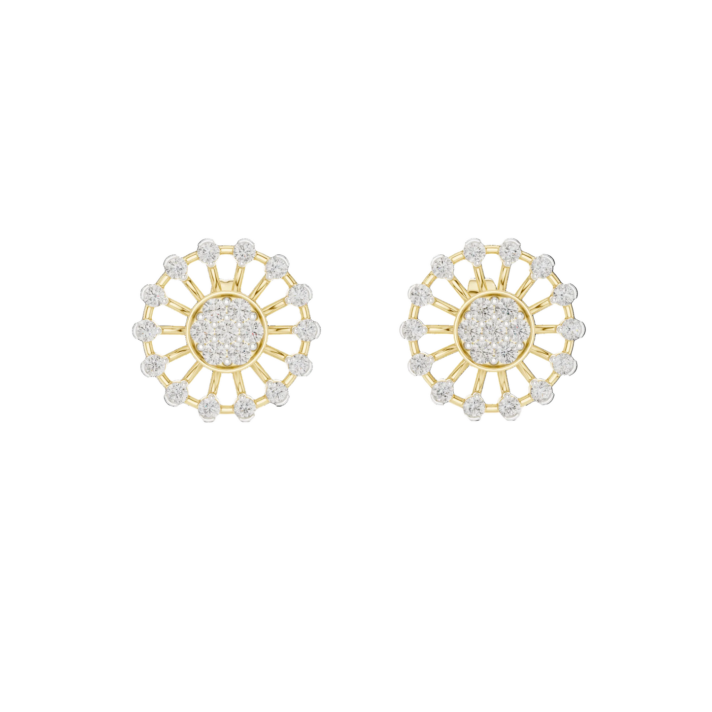 Solstice Bloom Diamond Studs