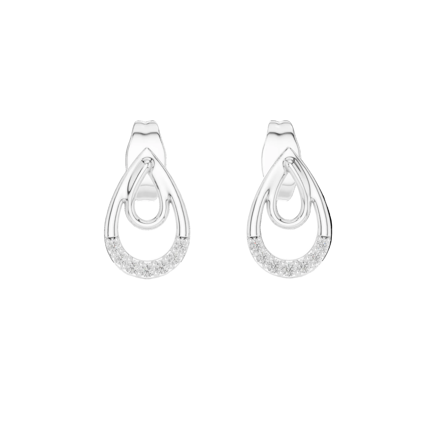 Dewdrop Serenity Diamond Studs