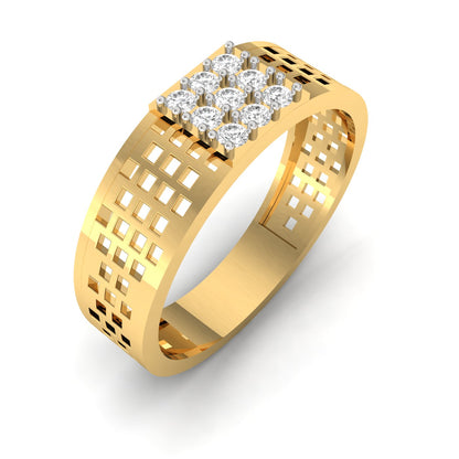 Elegant Men's Diamond Ring
