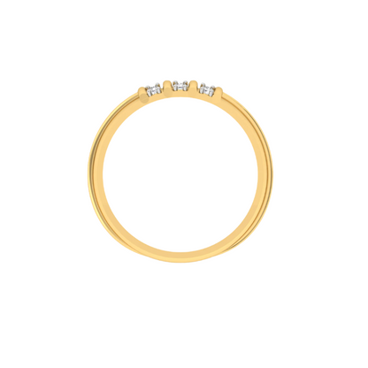 Men's Triple Row Diamond Ring