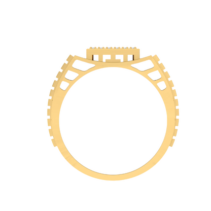 Men's Square Multi Diamond Ring