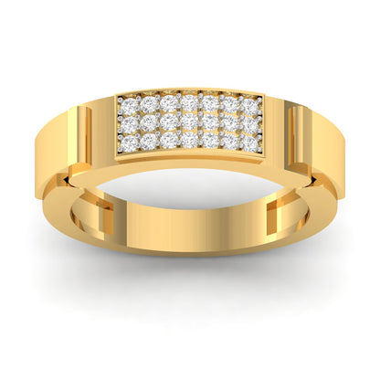 Men's Ring with Diamond Accents