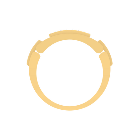 Men's Ring with Diamond Accents