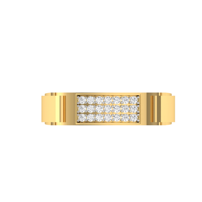 Men's Ring with Diamond Accents