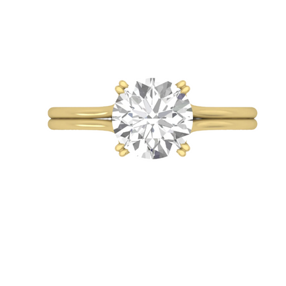 2.50 Carat Elevated Diamond Ring for Men