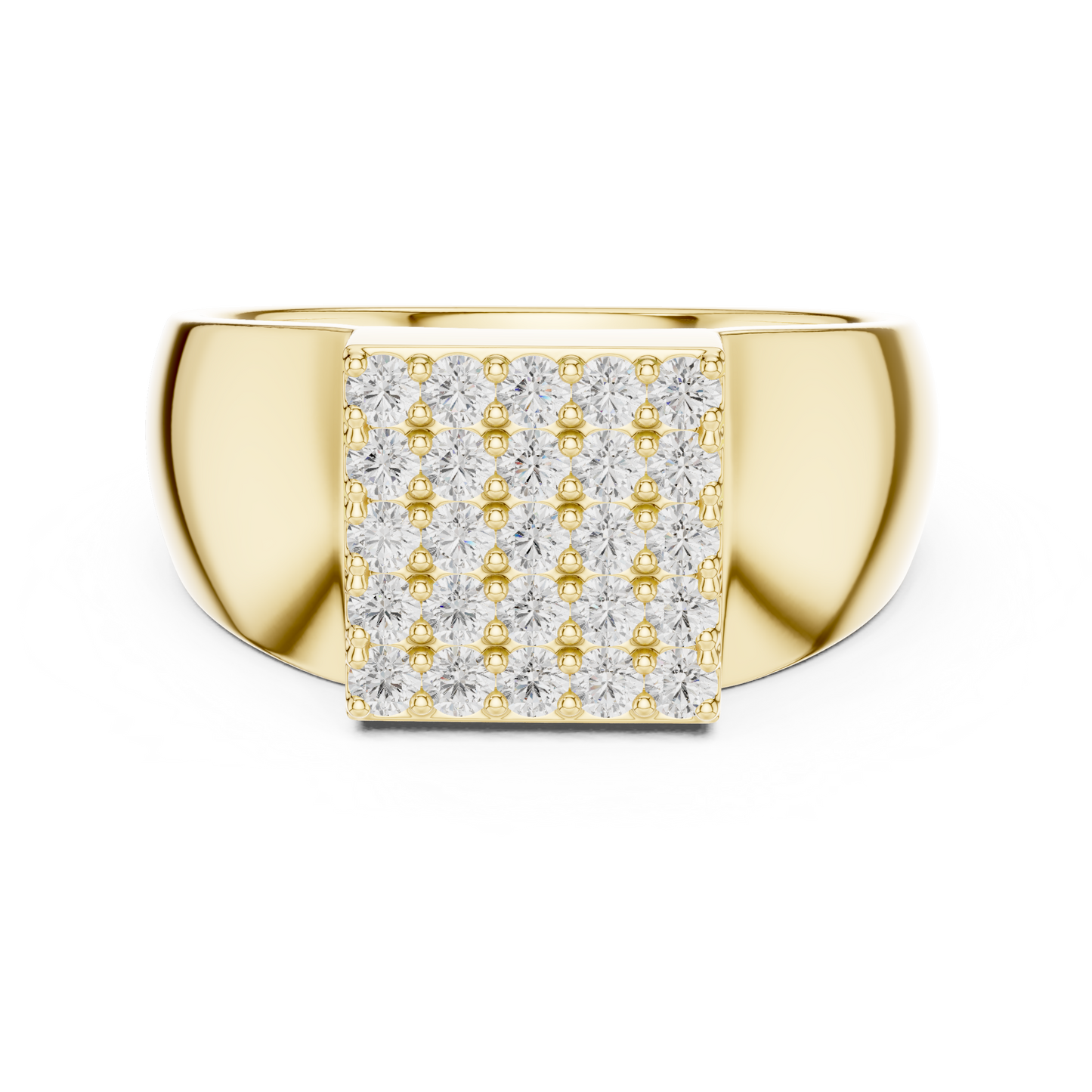 Classic Signet Men's Diamond Ring