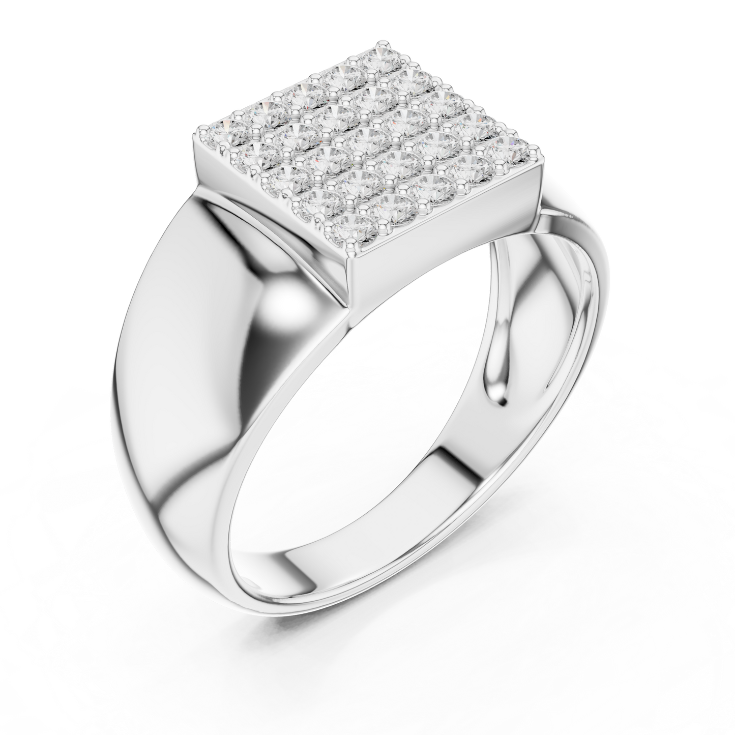 Classic Signet Men's Diamond Ring