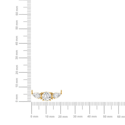 Elegant Three Diamond Mangalsutra