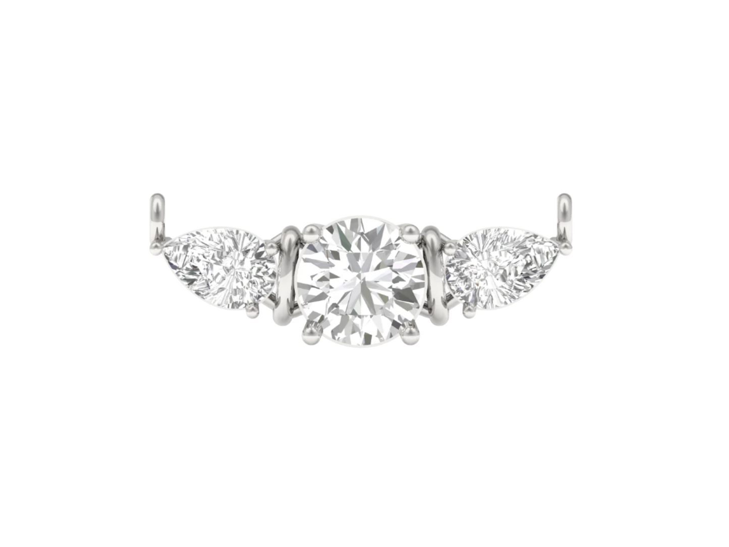 Elegant Three Diamond Mangalsutra