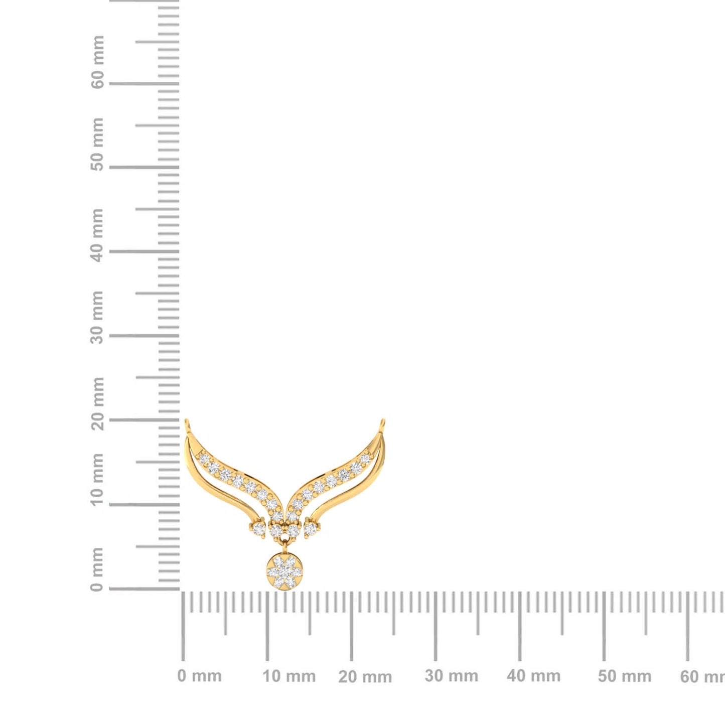 Path of Love Diamond Mangalsutra