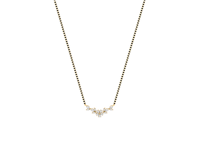 Blossoming Love Diamond Floral Mangalsutra