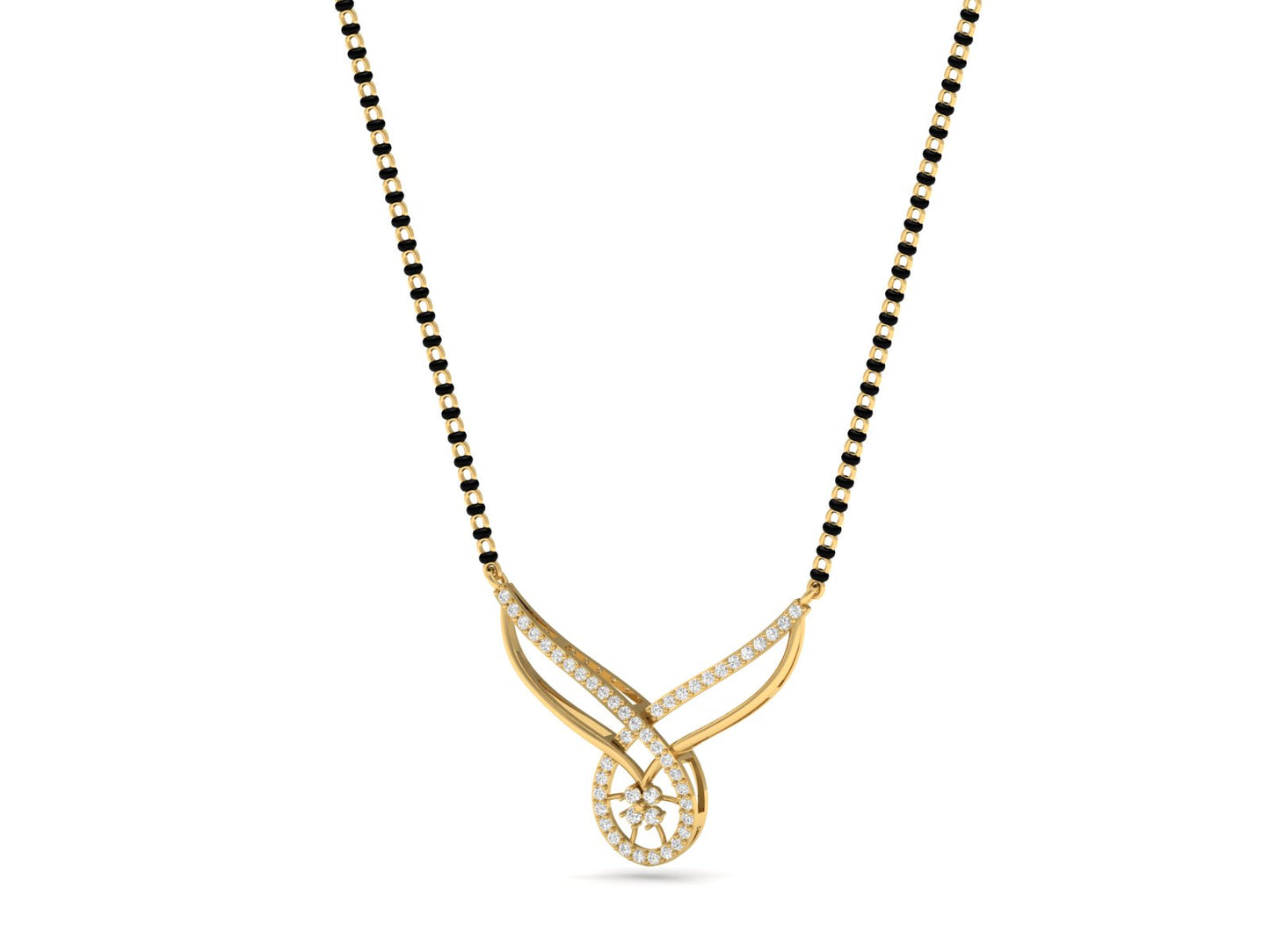Eternal Knot Diamond Mangalsutra