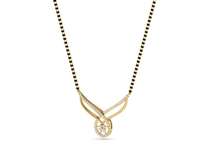 Eternal Knot Diamond Mangalsutra