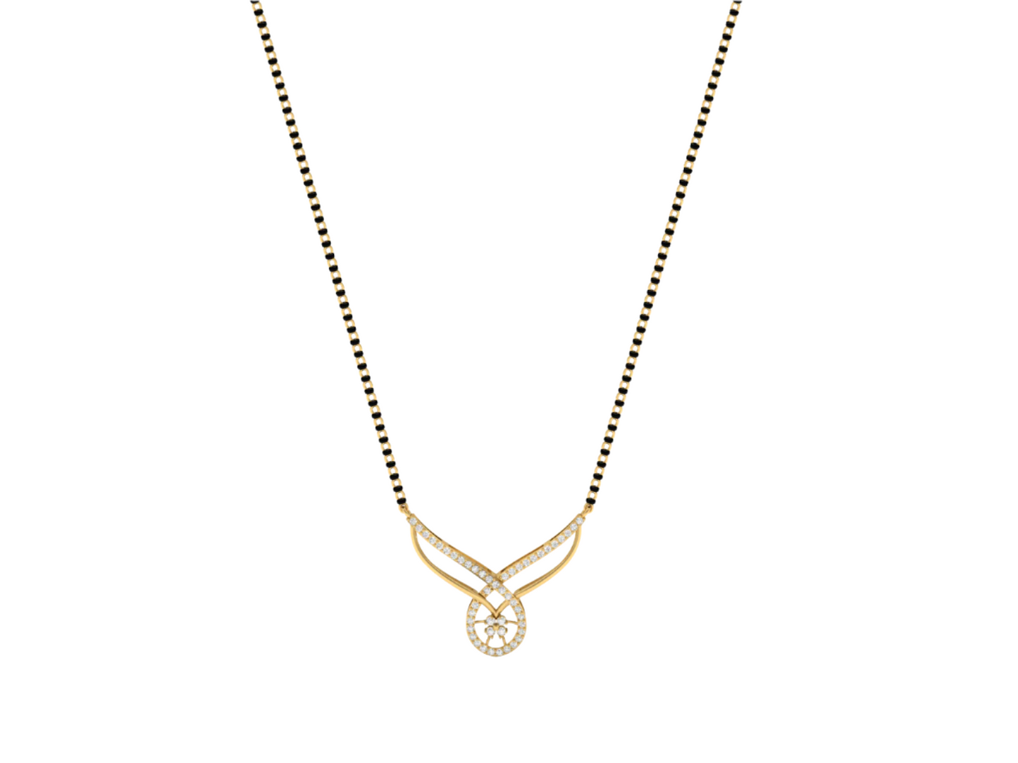 Eternal Knot Diamond Mangalsutra