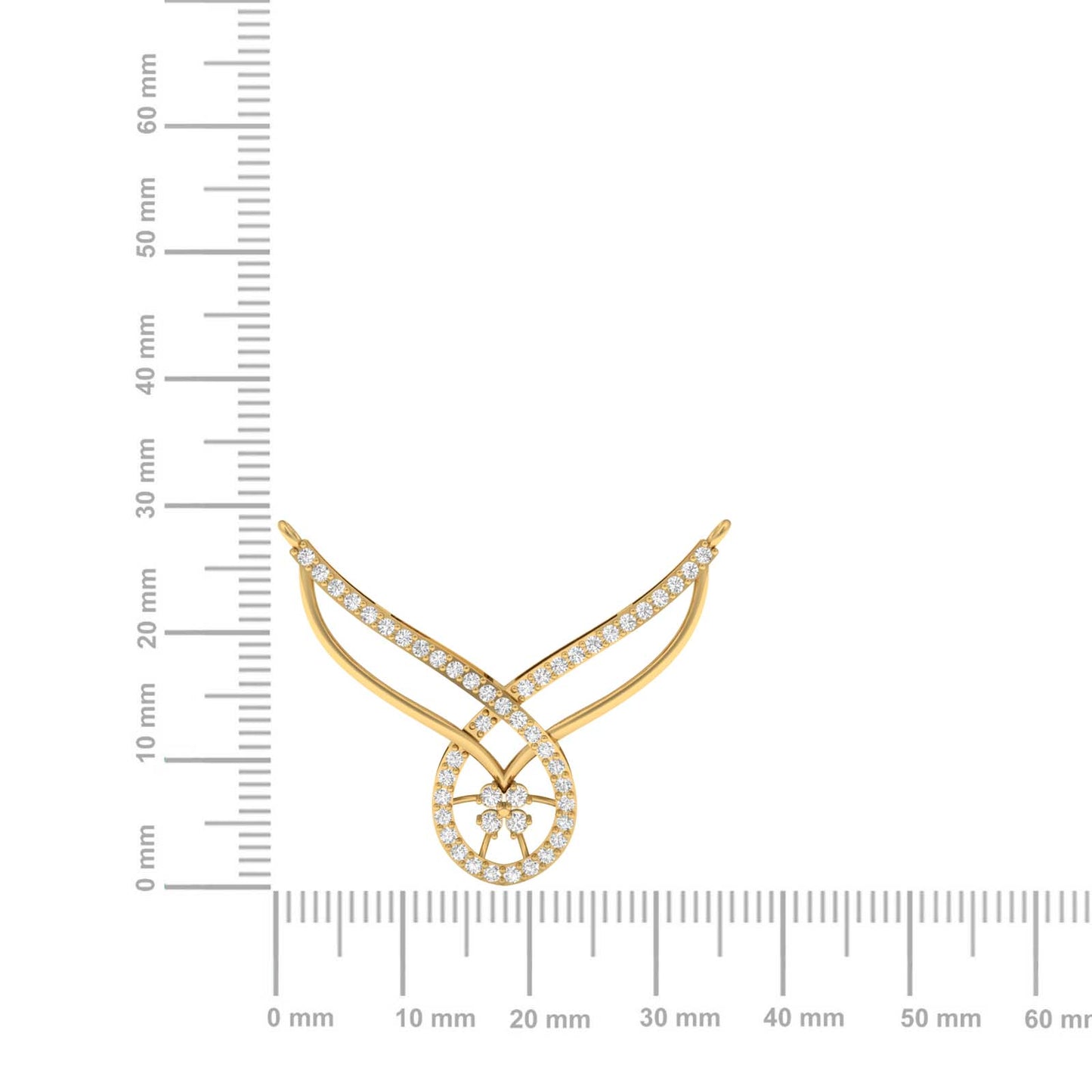 Eternal Knot Diamond Mangalsutra