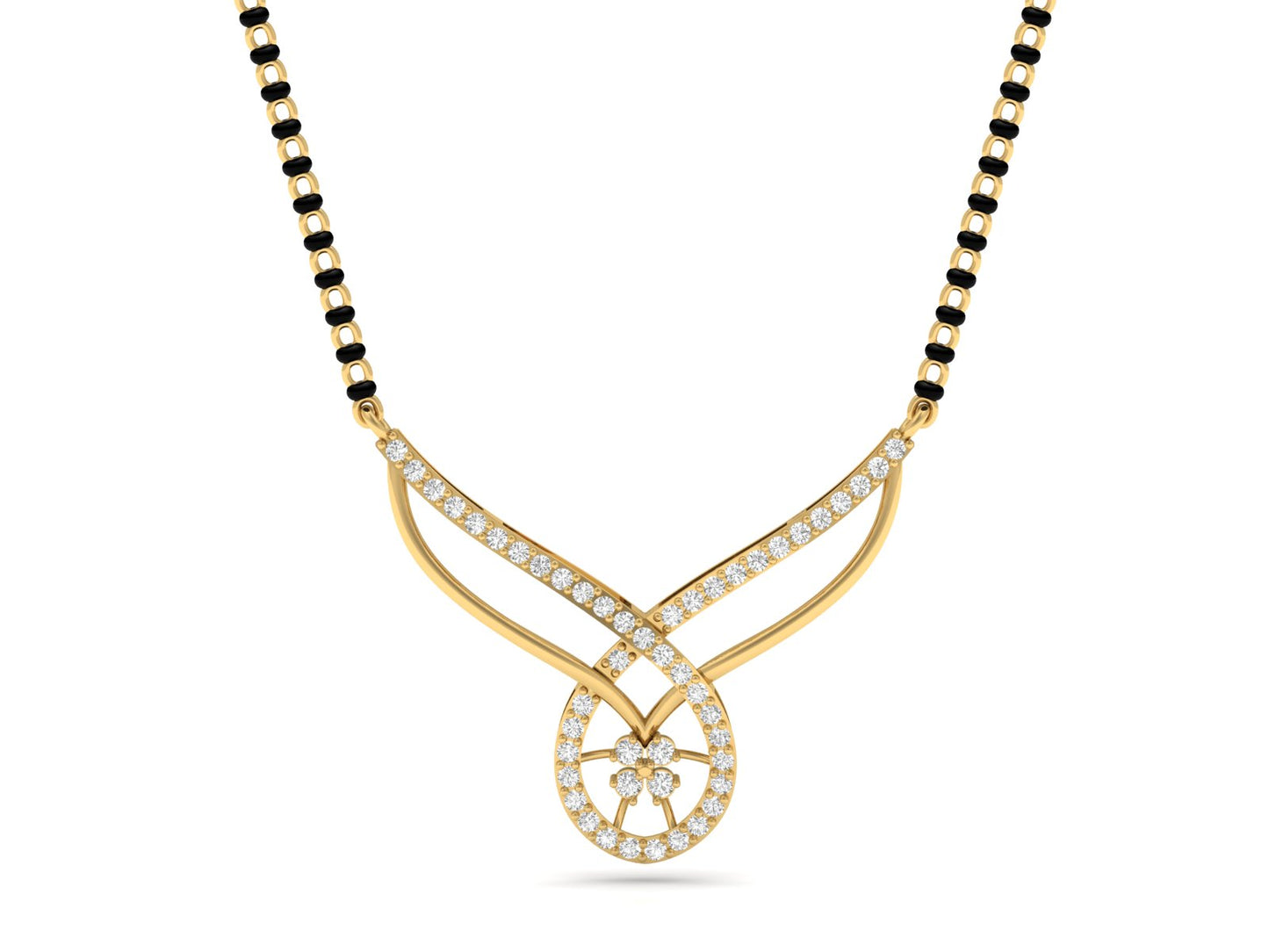 Eternal Knot Diamond Mangalsutra