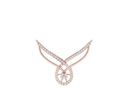 Eternal Knot Diamond Mangalsutra