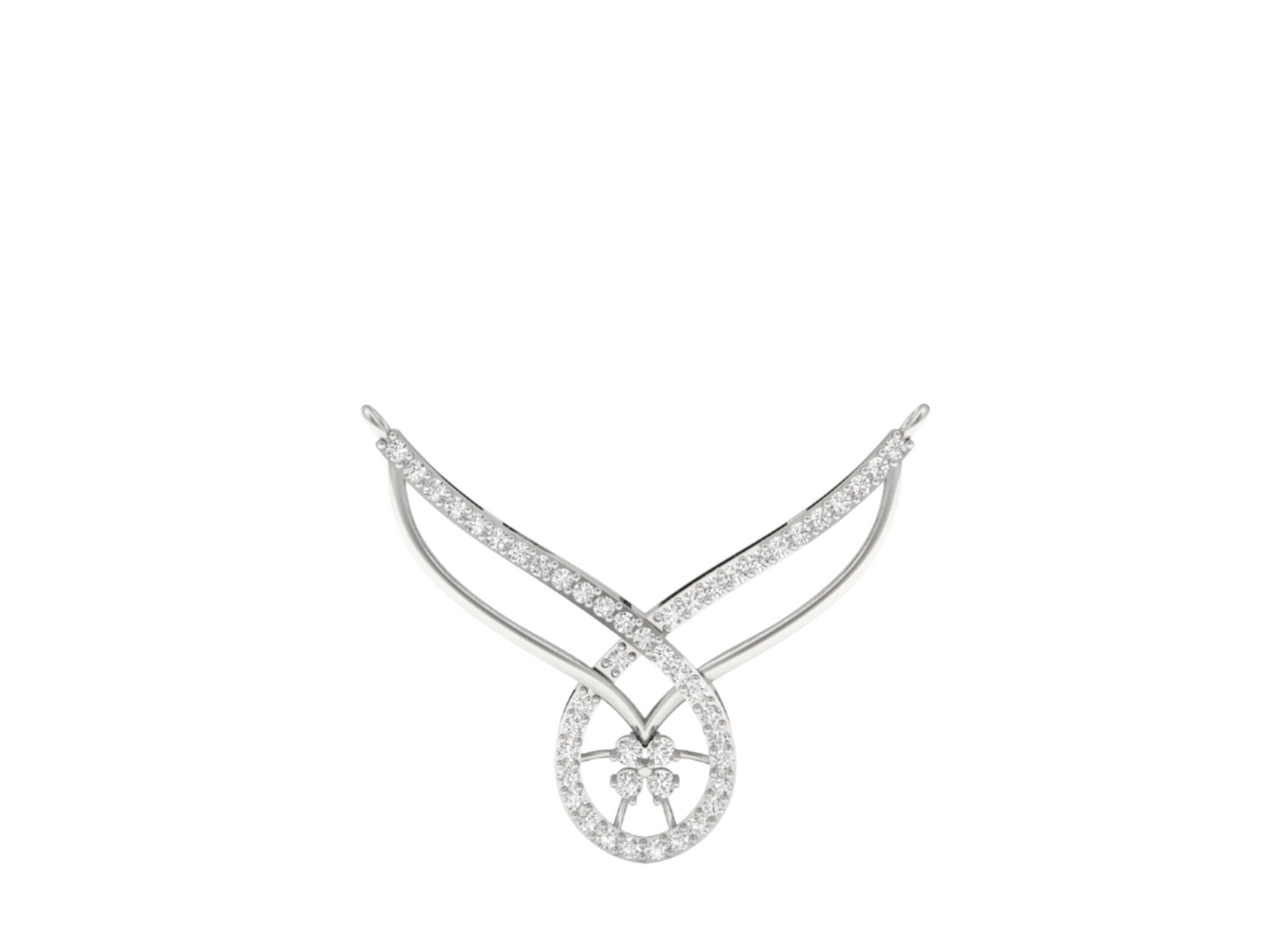 Eternal Knot Diamond Mangalsutra