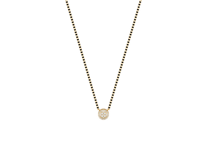 Eternal Sparkle Halo Diamond Mangalsutra